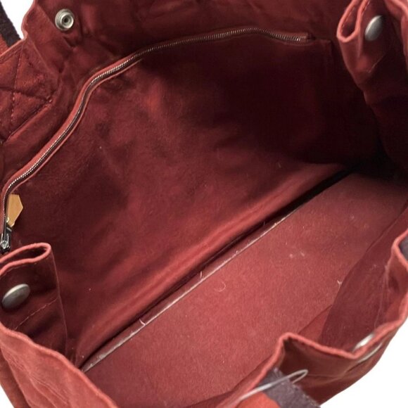 Auth HERMES Fourre Tout Tote PM - Red Canvas Tote Bag - Picture 6 of 11